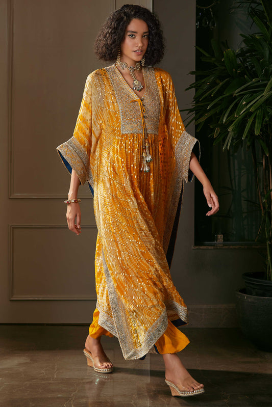 Yellow Kaftan Set