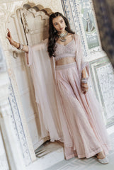 Bralette, Wide Leg Pants & Cape