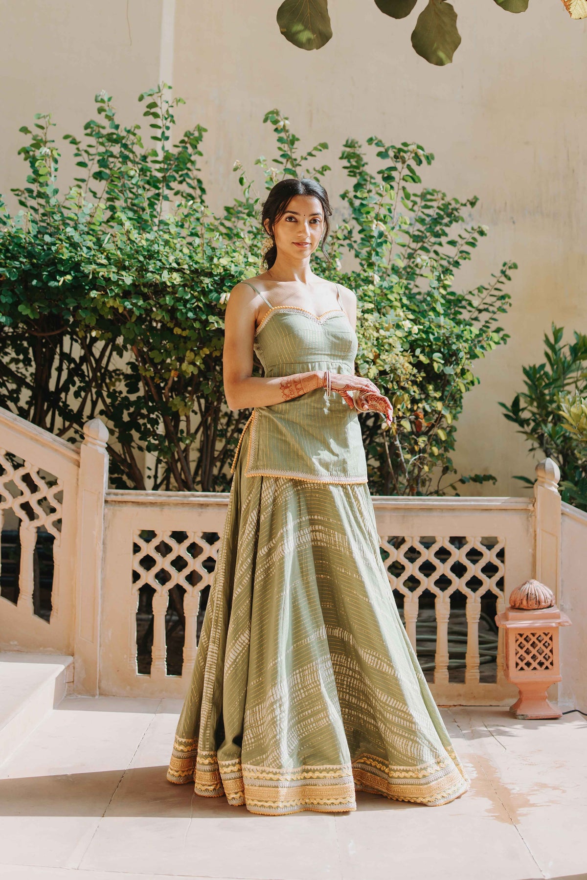 Cotton Lehenga Set