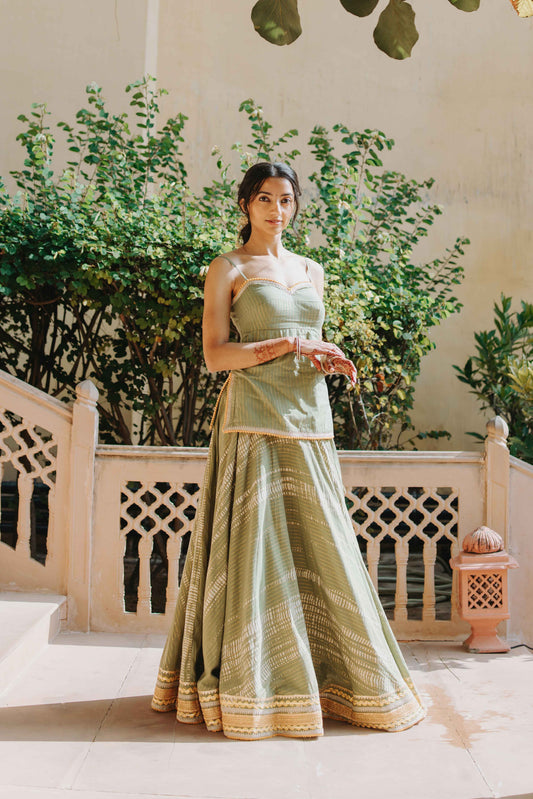 Cotton Lehenga Set