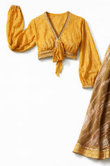 Tie & Dye Lehenga Set