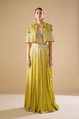 Lemon Yellow Lehenga Set