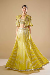 Lemon Yellow Lehenga Set