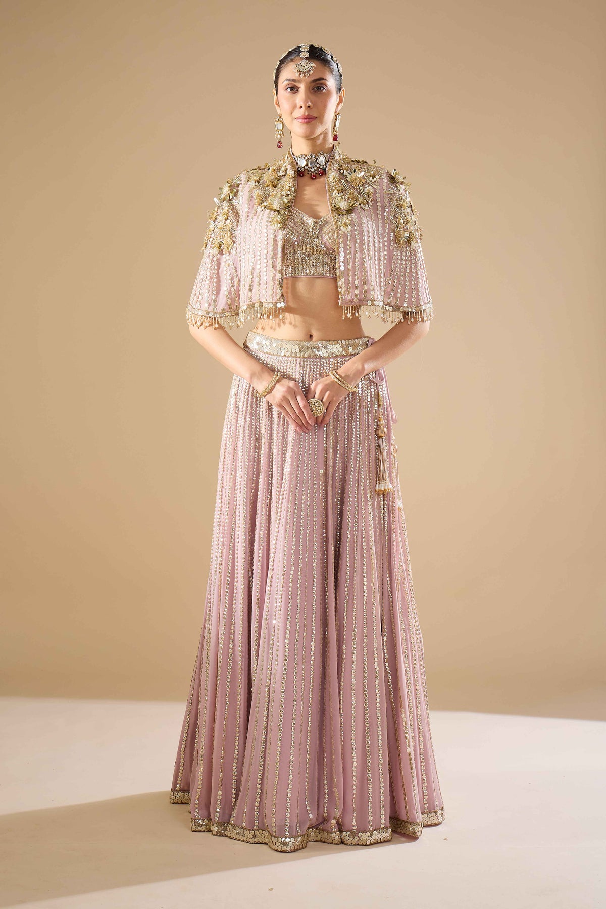 Lavender Lehenga Set