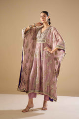 Lavender Tissue Kaftan Set