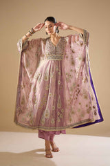 Lavender Tissue Kaftan Set