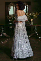 Silver Lehenga Set