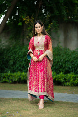 Fuchsia Kaftan Set