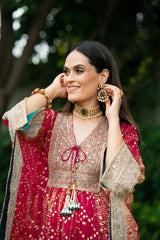 Fuchsia Kaftan Set